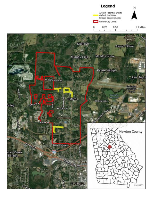 Water System Improvements Target Area Maps